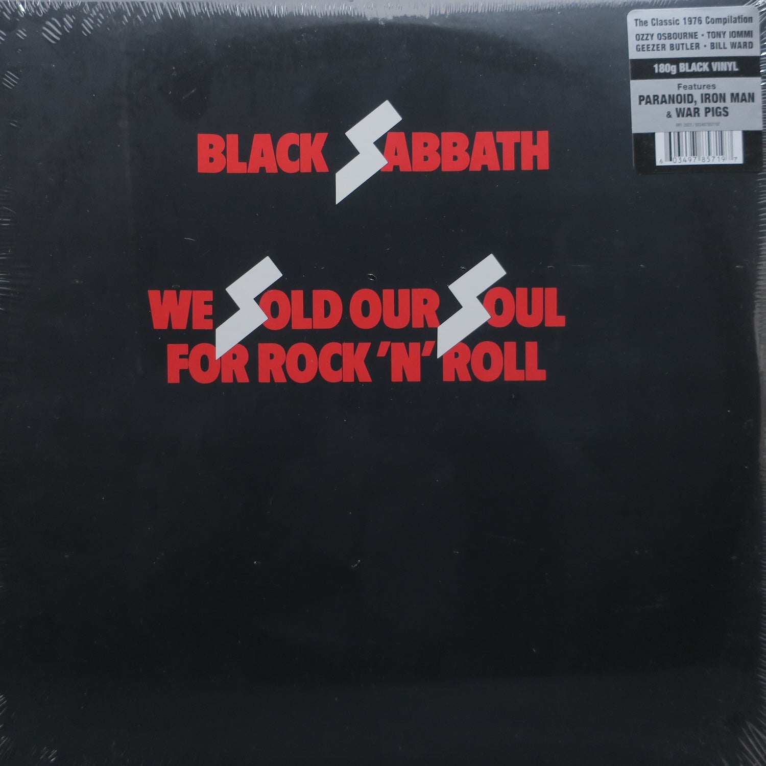 BLACK SABBATH 'We Sold Our Soul For Rock 'n' Roll' 180g Vinyl 2LP Record - Limited Edition Heavy Metal Album for Collectors & Music Lovers (Perfect for Home Listening & Vinyl Collections)