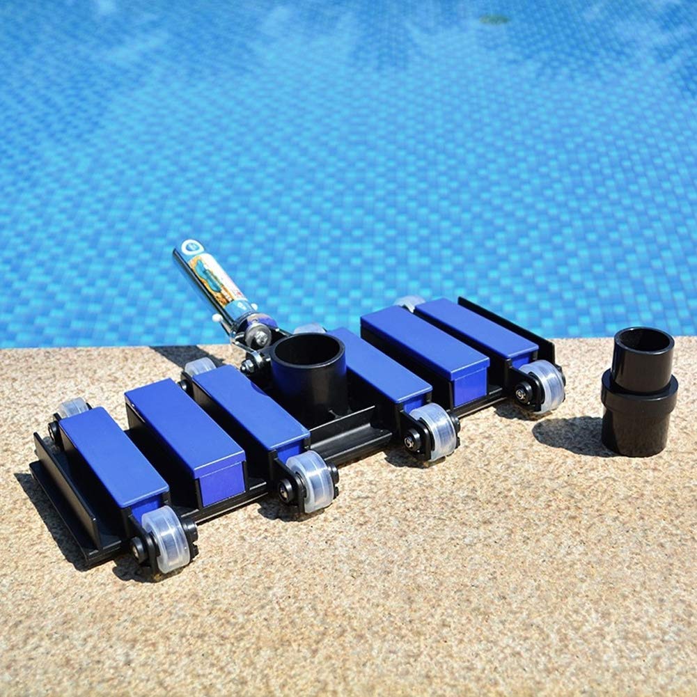 EBTOOLS 360 Degree Durable Pool Vacuum Head - Portable Swimming Pool Cleaner Accessory with Strong Suction for In-Ground & Above Ground Pools - Perfect for Weekly Pool Maintenance and Debris Removal