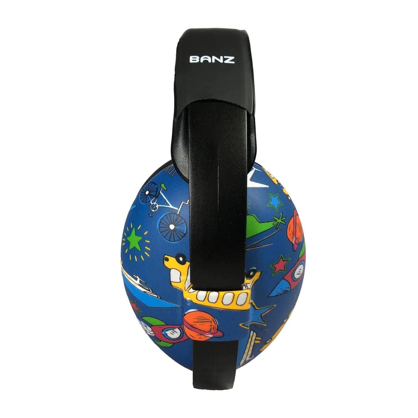 Baby Banz Hear No Blare Sound Protection Earmuffs for Infants & Toddlers 0-2 Years - Noise Canceling Headphones for Airplanes, Concerts & Fireworks