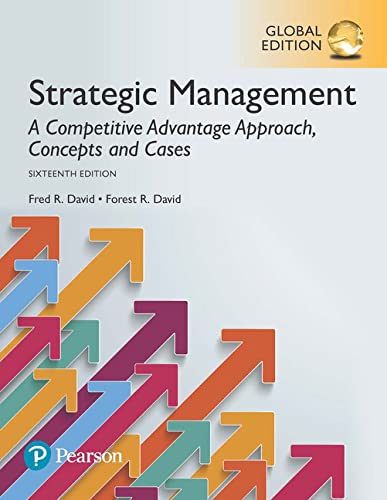 Strategic Management Concepts & Cases GE - Comprehensive Textbook for Business Students | Ideal for MBA Programs, Corporate Training & Case Study Analysis