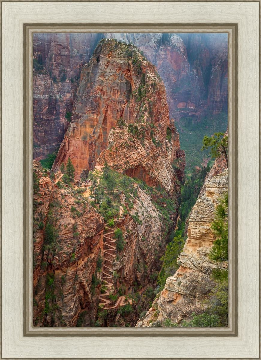 Angels Landing by Julie Kerr - Stunning Landscape Wall Art for Home & Office Decor | Perfect for Living Room, Bedroom, or Gift Idea