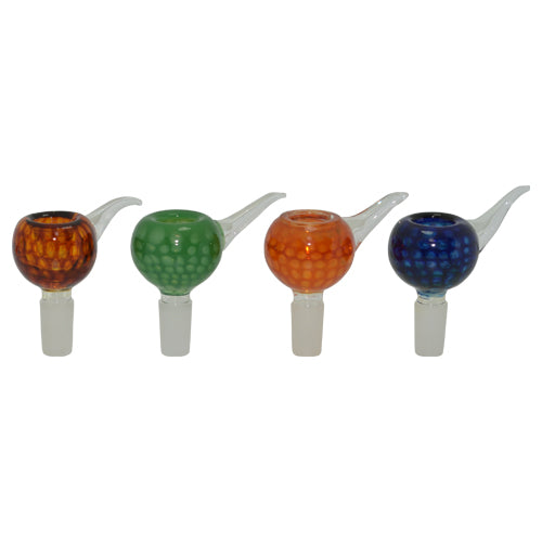 Premium Glass Bong Bowl with Built-in Glass Screen - Perfect for Dry Herbs & Smooth Smoking Experience | Ideal for Home Use, Parties & Relaxation