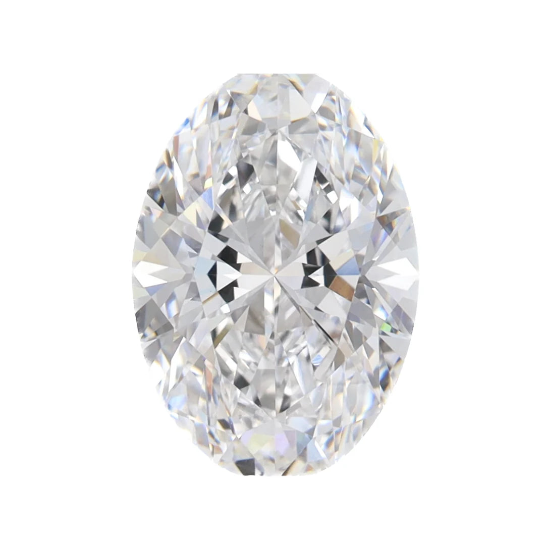 4.0 Carat Lab Grown Oval Cut Diamond - VVS1 Clarity, D Color, Ideal Cut (LG694502271) for Engagement Rings & Fine Jewelry