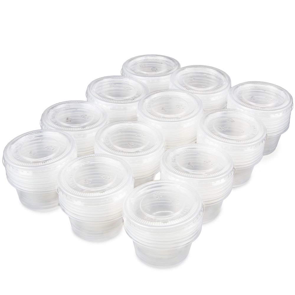 Brybelly KDCT-001 2 oz Condiment Dishes - Pack of 100 | Small Sauce Bowls for Restaurants, Catering & Home Use | Perfect for Dips, Dressings & Condiments
