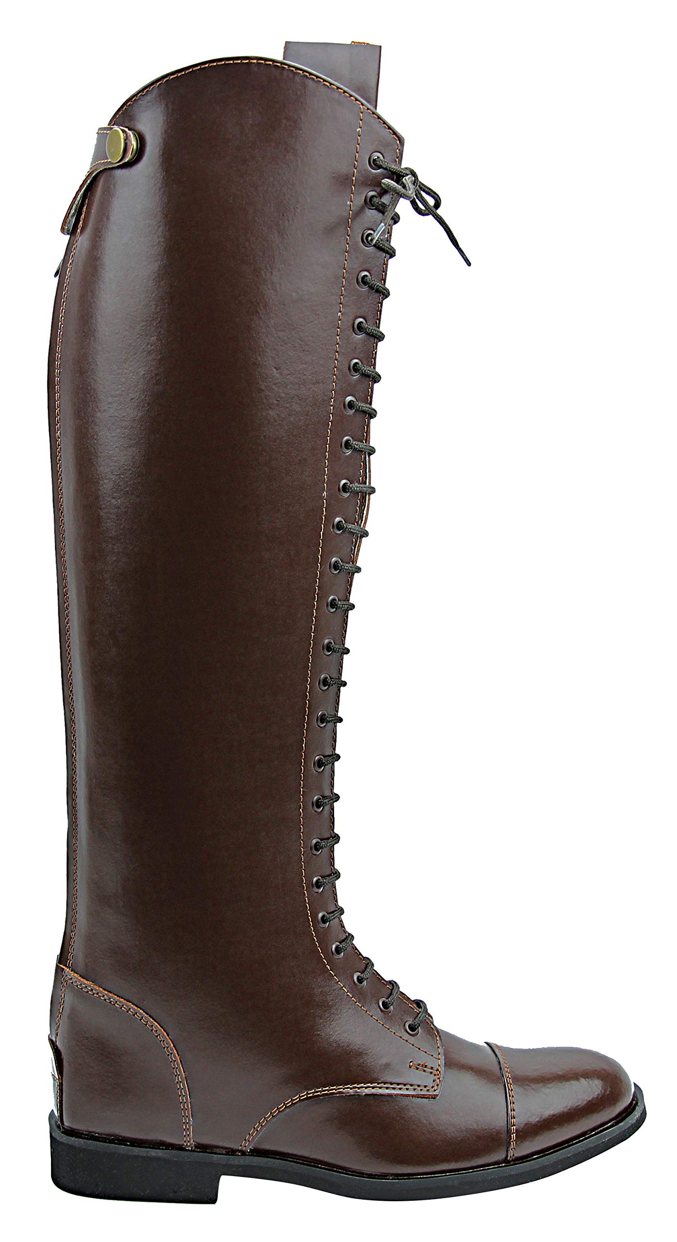 Women's Florence Field Equestrian Riding Boots - Stylish Brown Leather Horseback Riding Boots for Ladies | Perfect for Horseback Riding, Country Outings & Fashion Wear