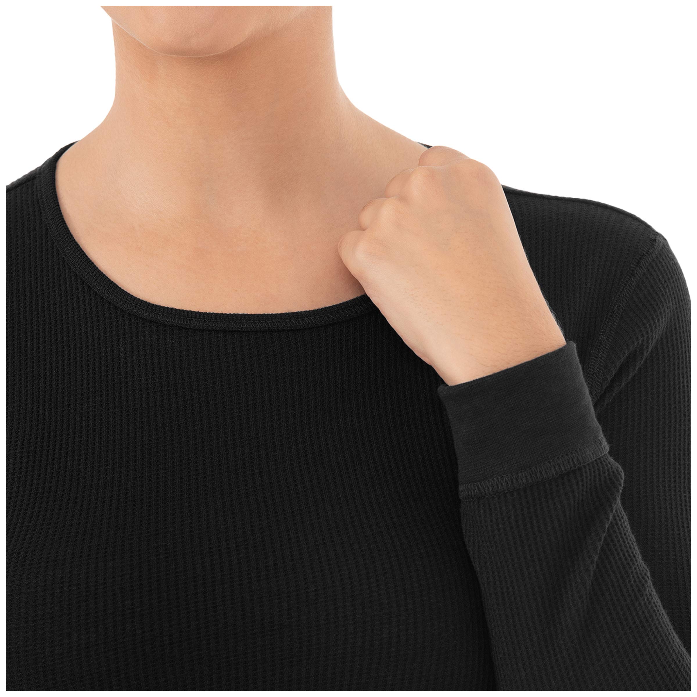 Fruit of the Loom Women's Micro Waffle Premium Thermal Underwear Set - Cozy Winter Layering for Home & Outdoor Activities