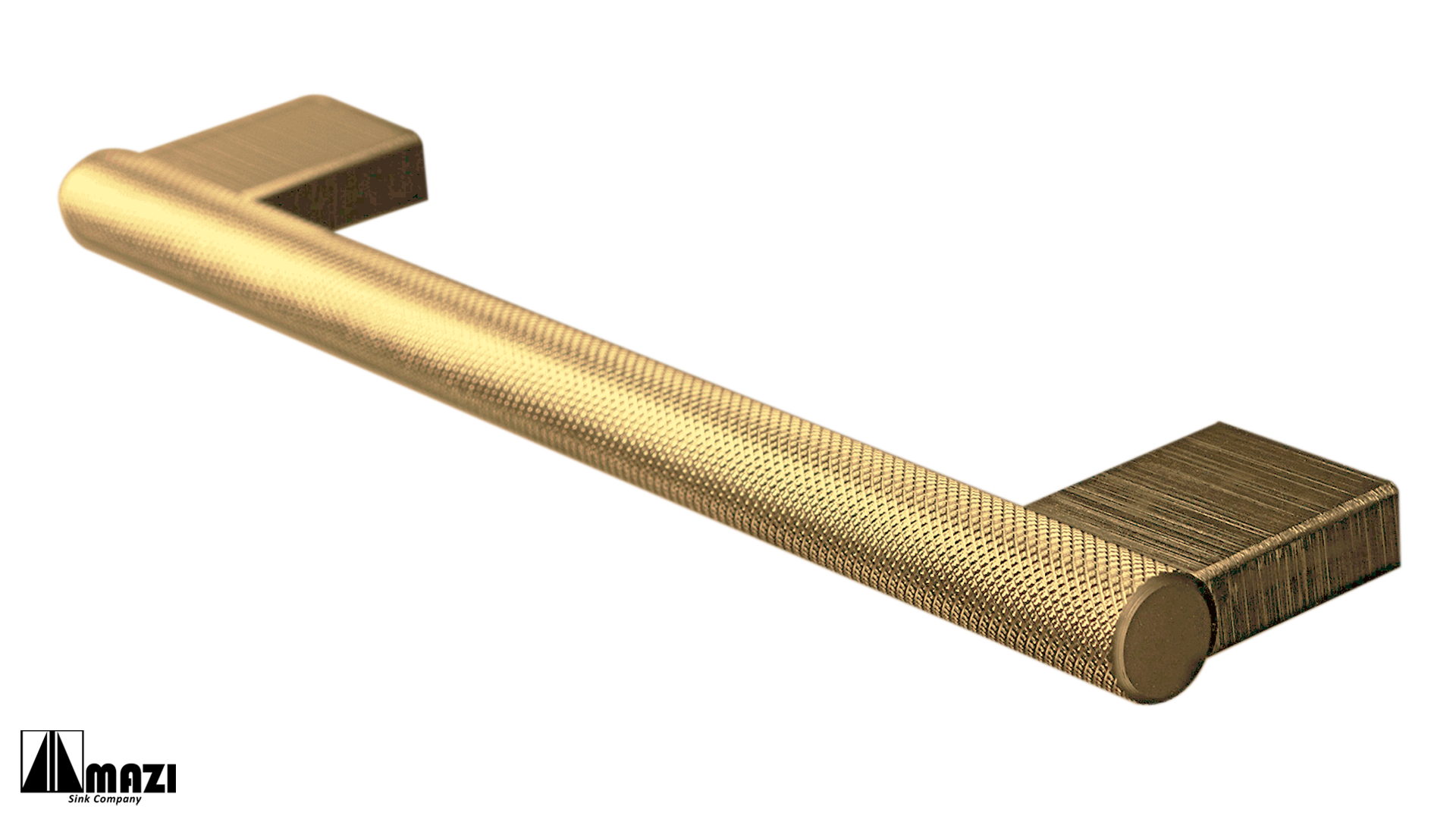 0486 Graf Big Handle Brushed Brass - Elegant Cabinet & Drawer Pull for Modern Kitchens & Bathrooms