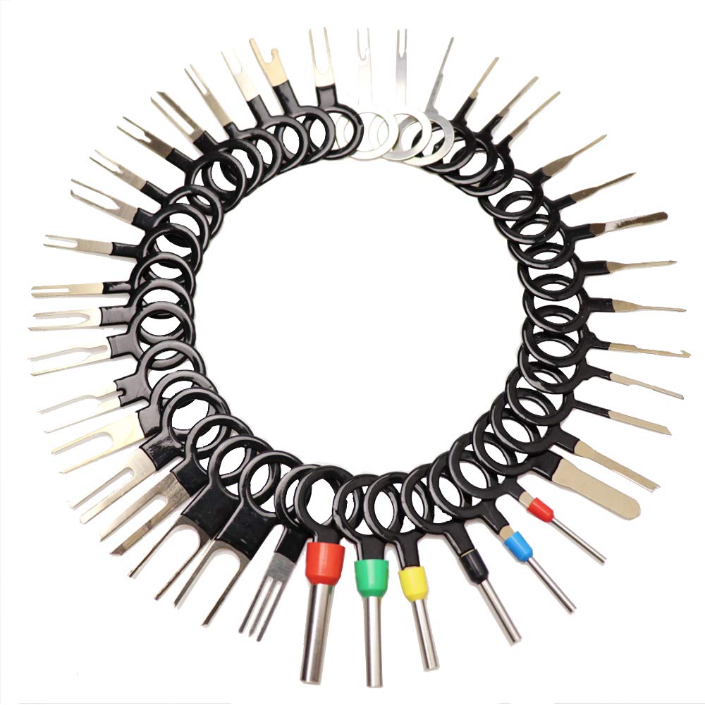 41pcs Wire Terminal Connectors Kit with Pin Extractor Tool - Professional Car Terminal Removal Set for Auto Electrical Repairs - Perfect for Vehicle Wiring, DIY Projects and Automotive Maintenance