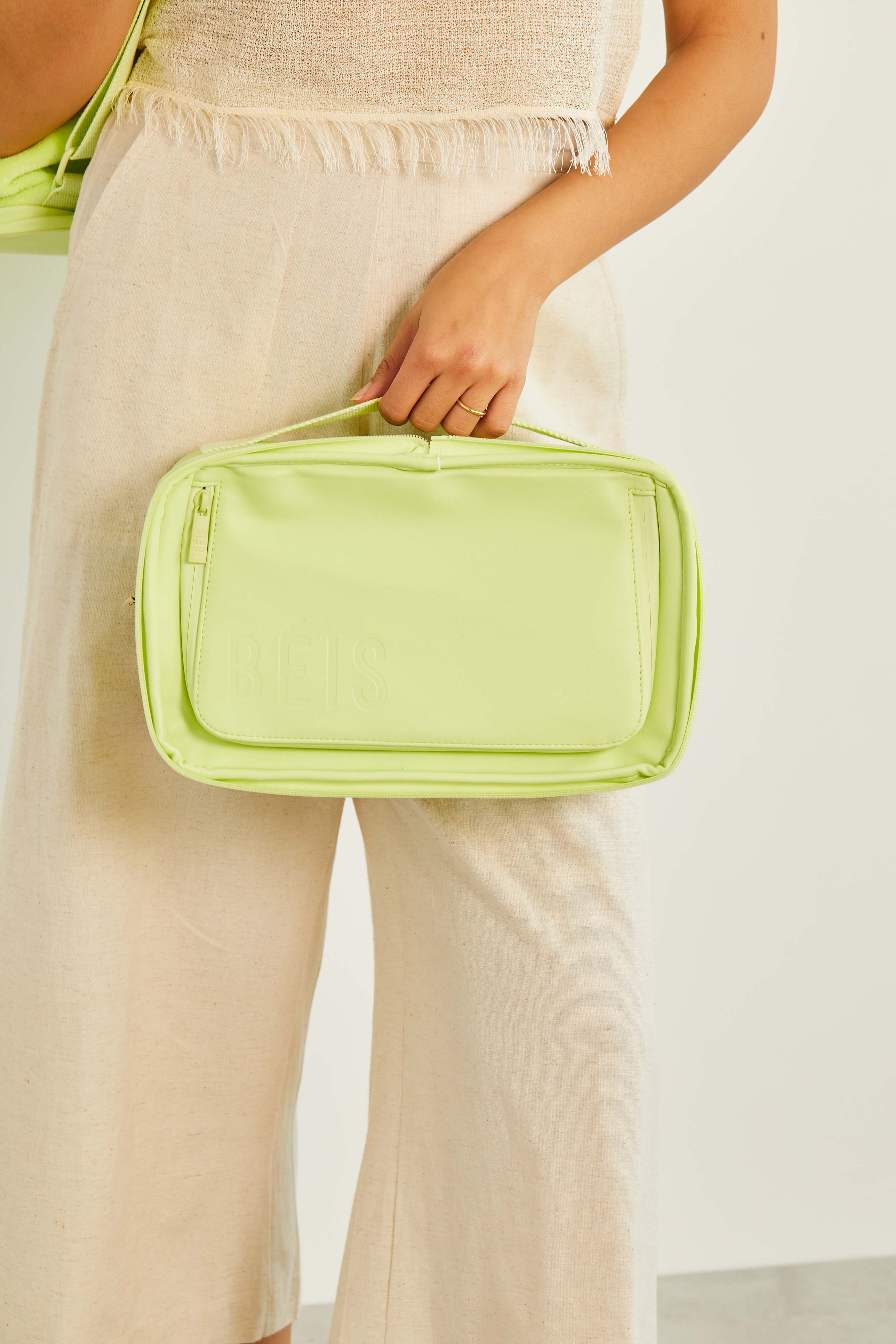 Premium Terry Backpack Cooler in Citron - Insulated Lunch Bag for Picnics, Beach Trips & Outdoor Adventures | Leakproof & Lightweight Design