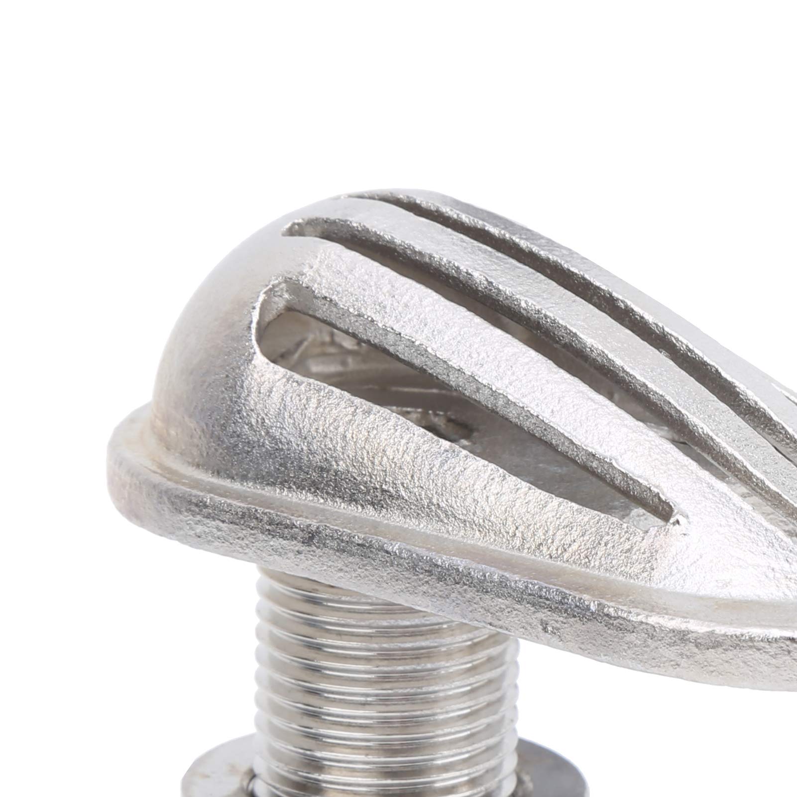 316 Stainless Steel Marine Boat Intake Strainer - Thru-Hull Water Pickup Filter Scoop for Saltwater & Freshwater - Perfect for Yachts, Fishing Boats, and Sailboats