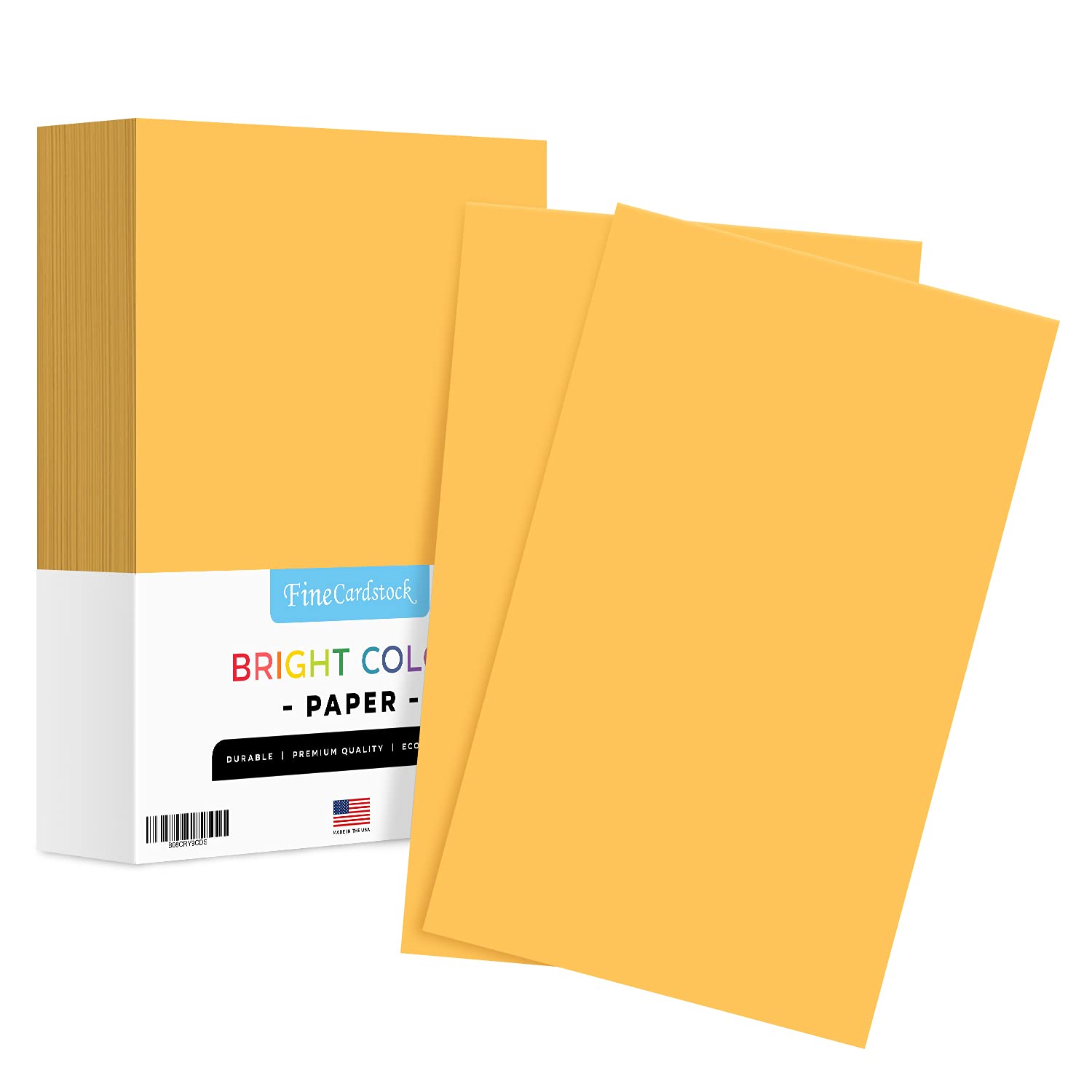 8.5 x 14 Inch Ultra Orange Smooth Paper - Acid Free & Lignin Free 24lb (90gsm) - 500 Sheets/Ream for School, Office, Holiday Crafts, Scrapbooking & DIY Projects | Bright Colored Paper for Invitations, Flyers & Creative Arts