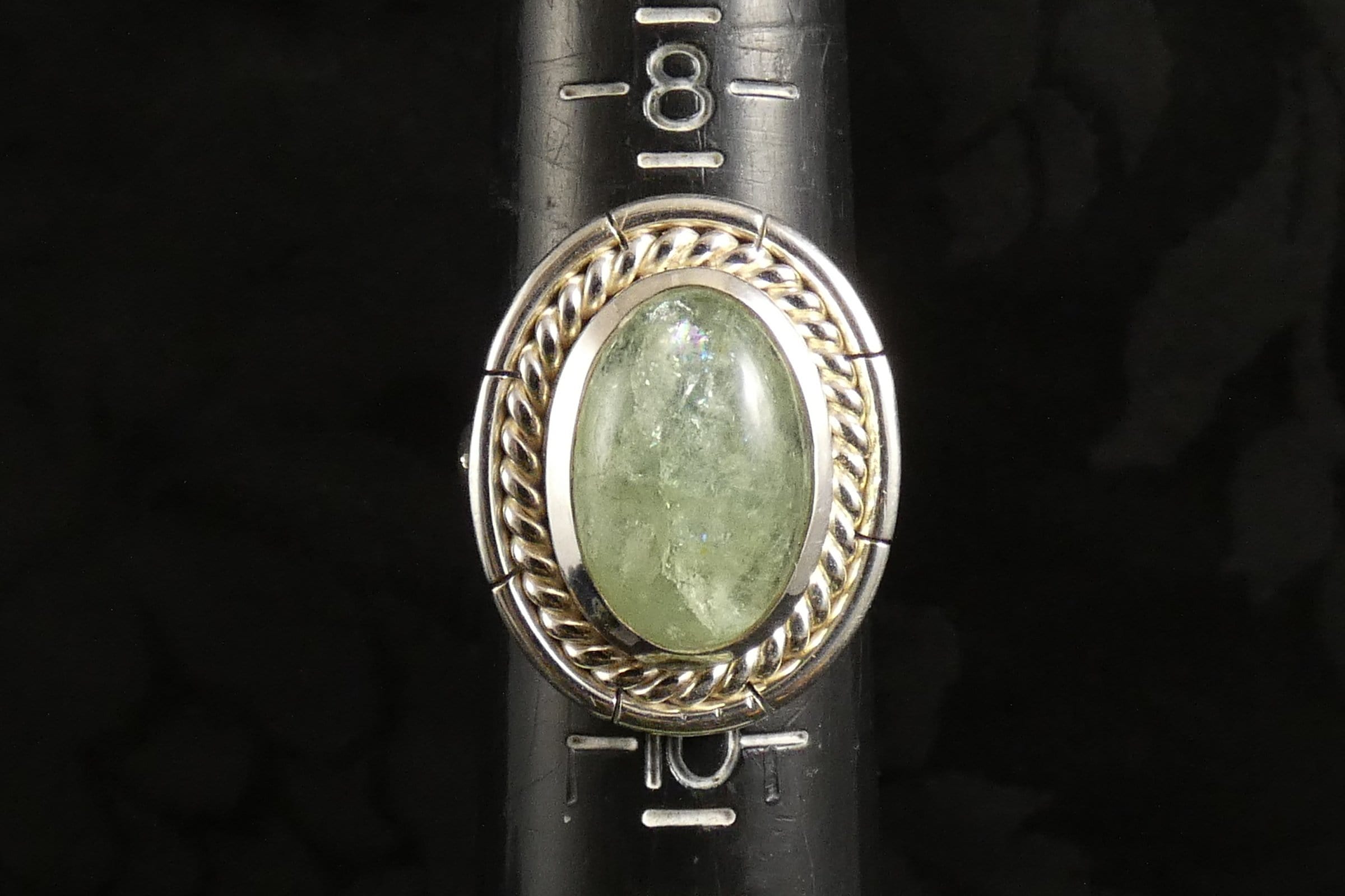 Aquamarine Sterling Silver Ring for Women - Size 9 | Elegant Birthstone Jewelry Gift for Mom, Wife, Girlfriend | Perfect for Engagement, Anniversary & Special Occasions