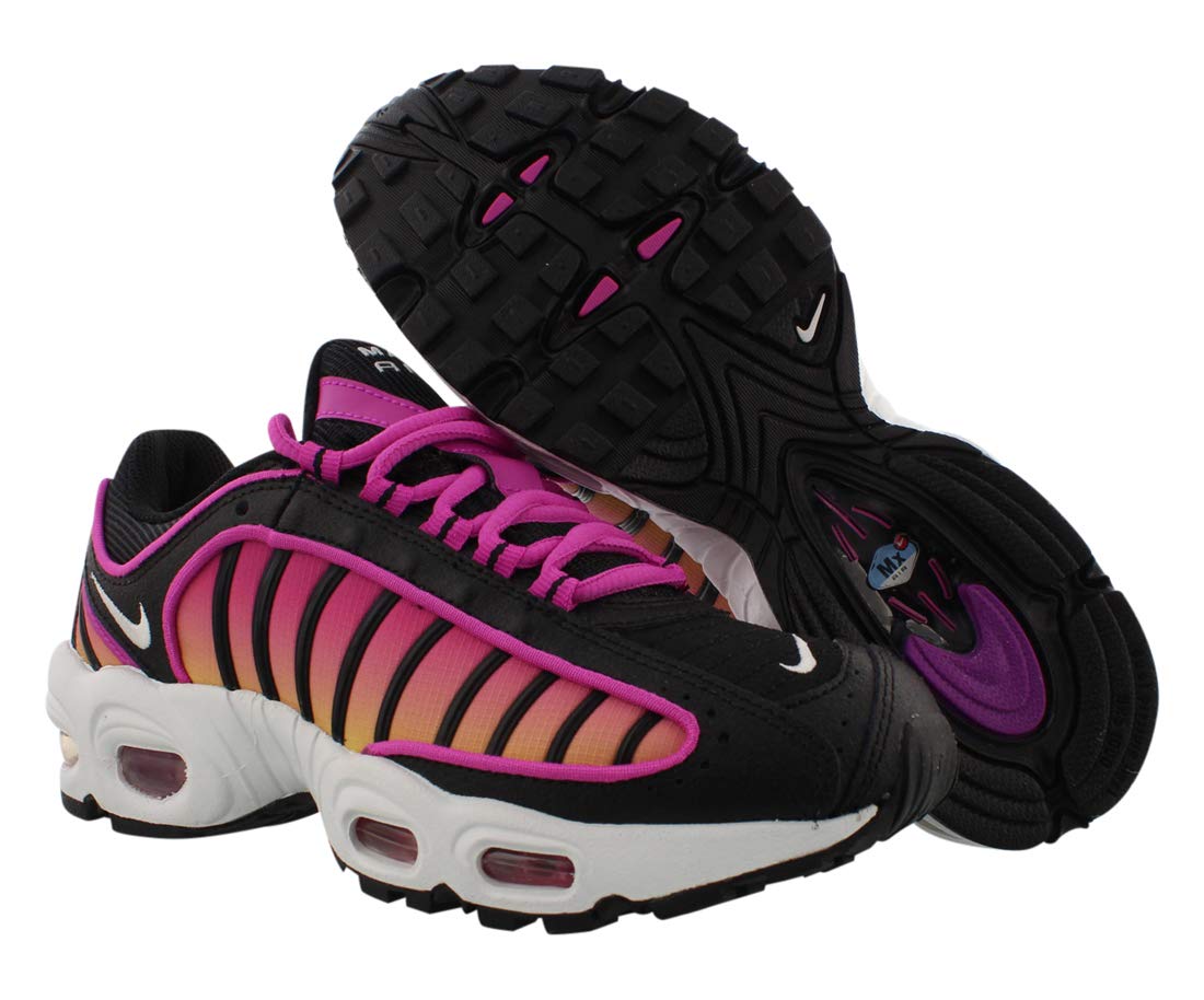 Nike Air Max Tailwind IV Women's Running Shoes - Size 8 | Black/White/Fire Pink | Lightweight Cushioned Sneakers for Jogging, Gym Workouts & Casual Wear