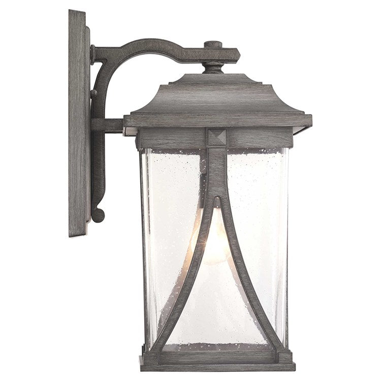 Abbott Large Outdoor Wall Lantern - Single Light Fixture for Porch, Patio & Garden - Weatherproof Exterior Lighting with Classic Design