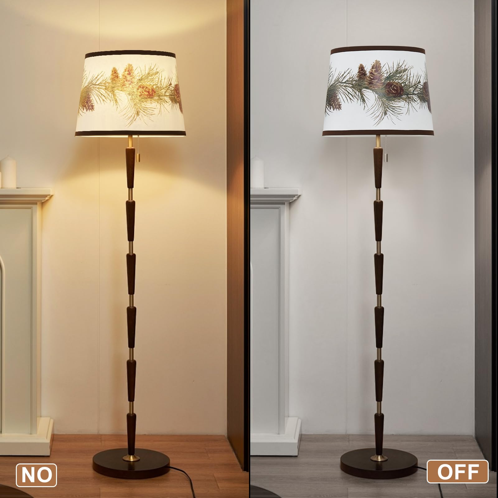 2-Pack 10 Inch Drum Lamp Shades Set - Replacement Lampshades for Table Lamps, Floor Lamps & Pendant Lights - Includes Harp Holder - Perfect for Living Room, Bedroom & Office Lighting Decor