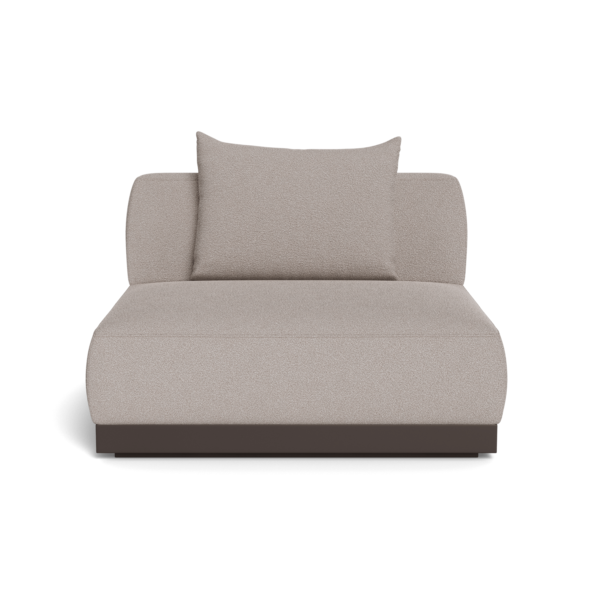 Amalfi Armless Single Sofa - Modern Minimalist Loveseat for Small Spaces | Perfect for Apartments, Studios & Cozy Living Rooms