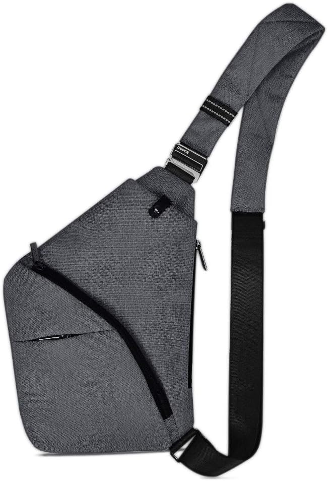 Anti-Theft Men's Sling Bag - Lightweight Crossbody Shoulder Bag for Travel, Gym & Daily Use | Durable Casual Messenger Bag for Work, Hiking & Outdoor Activities