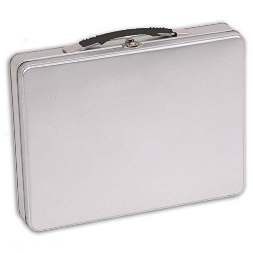 Stainless Steel Lunch Box for Adults - Insulated Metal Attache Lunch Container for Office, School & Travel - Bento Box for Healthy Meals On The Go