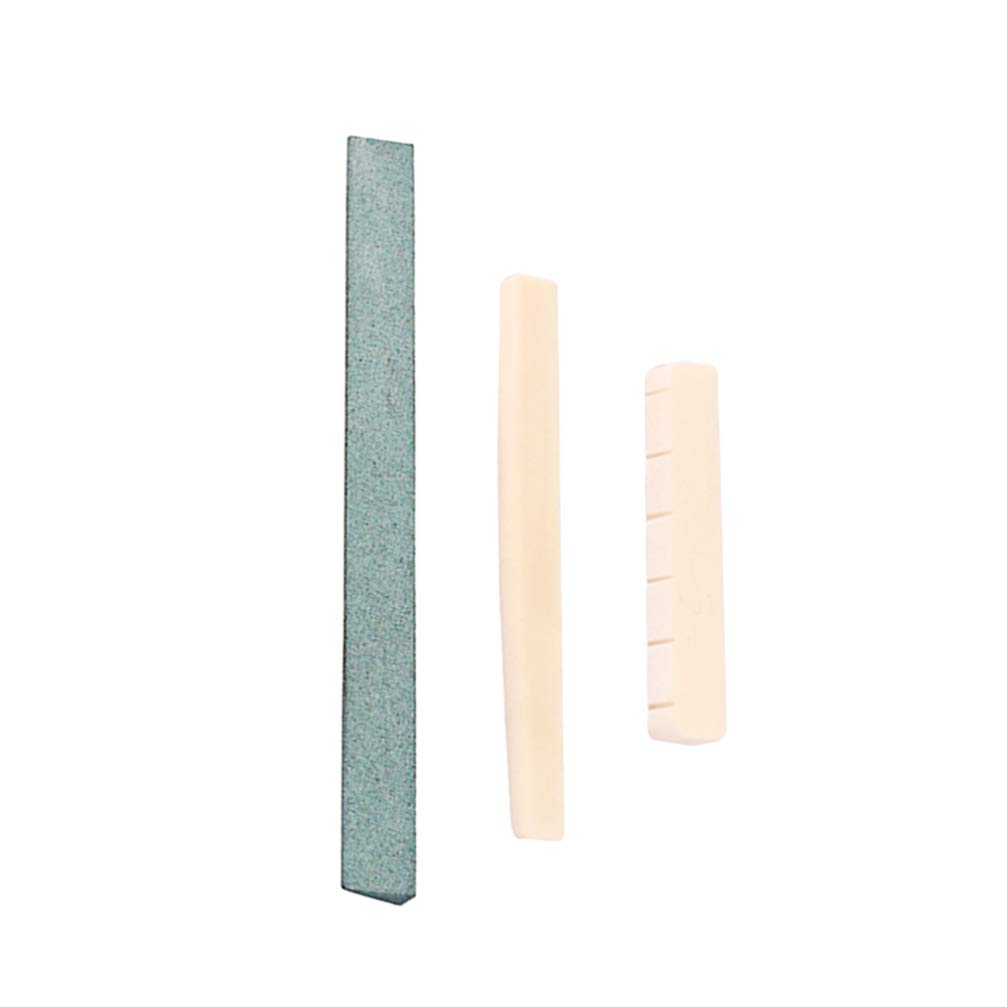 EXCEART 1 Set Bone Saddle Guitar Maintenance File - Bridge Saddle & Fret File Tool for Classical Guitar Repair - Perfect for Luthiers & DIY Guitar Maintenance