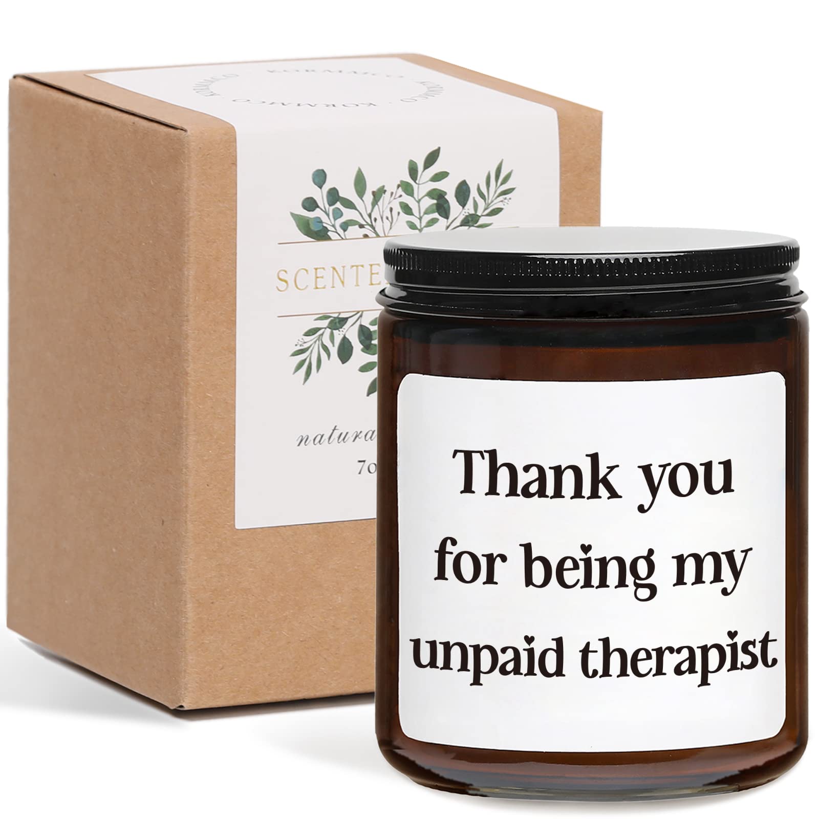 Lavender Scented Candles - Funny Thank You Gifts for Women, Nurses, Coworkers, Best Friends & Teachers | Friendship Birthday Present | Relaxing Aromatherapy for Home, Office & Spa