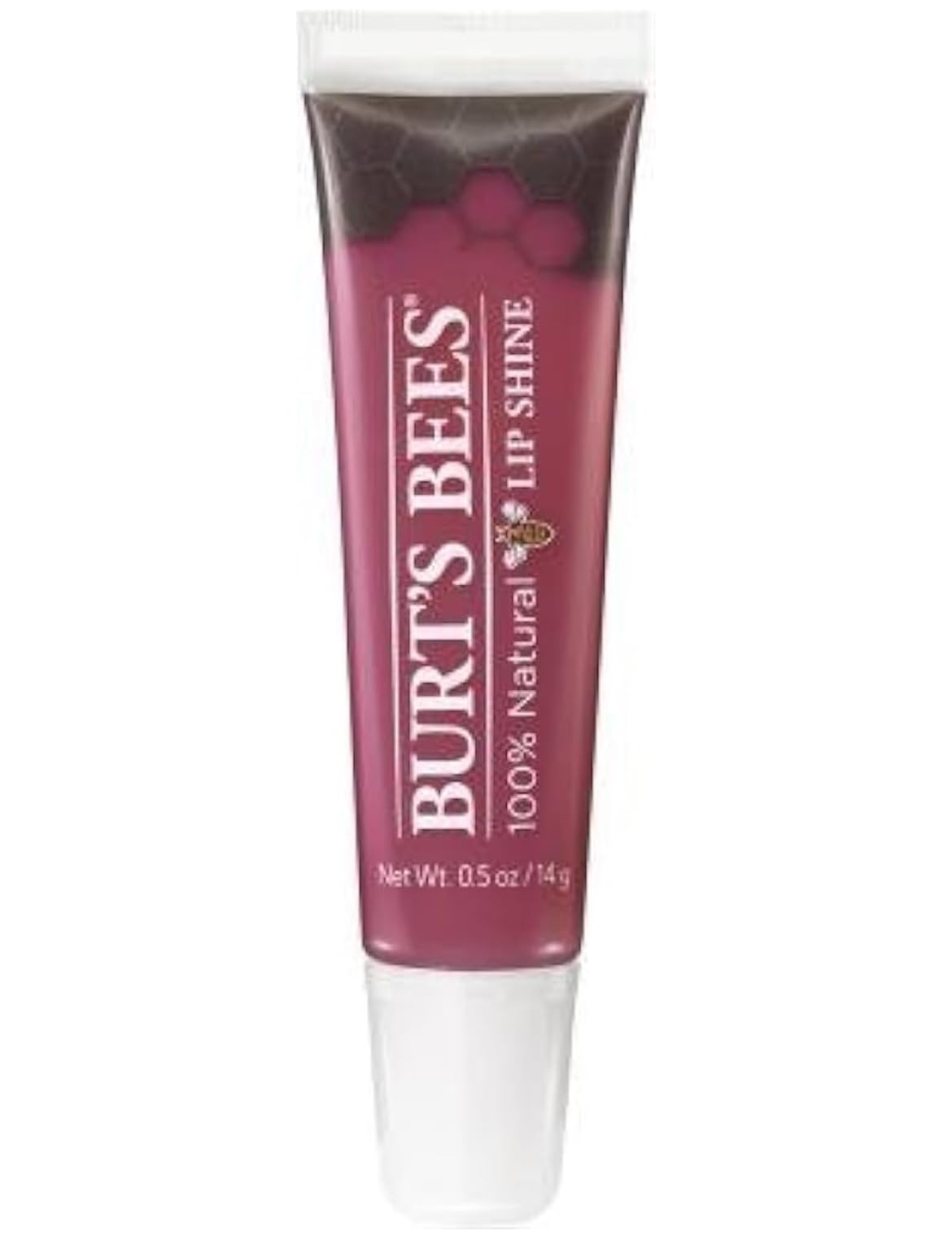 Burt's Bees Lip Shine Pucker - 0.5 oz Moisturizing Lip Balm with Natural Beeswax & Vitamin E | Perfect for Dry Lips, Daily Hydration & On-The-Go Use