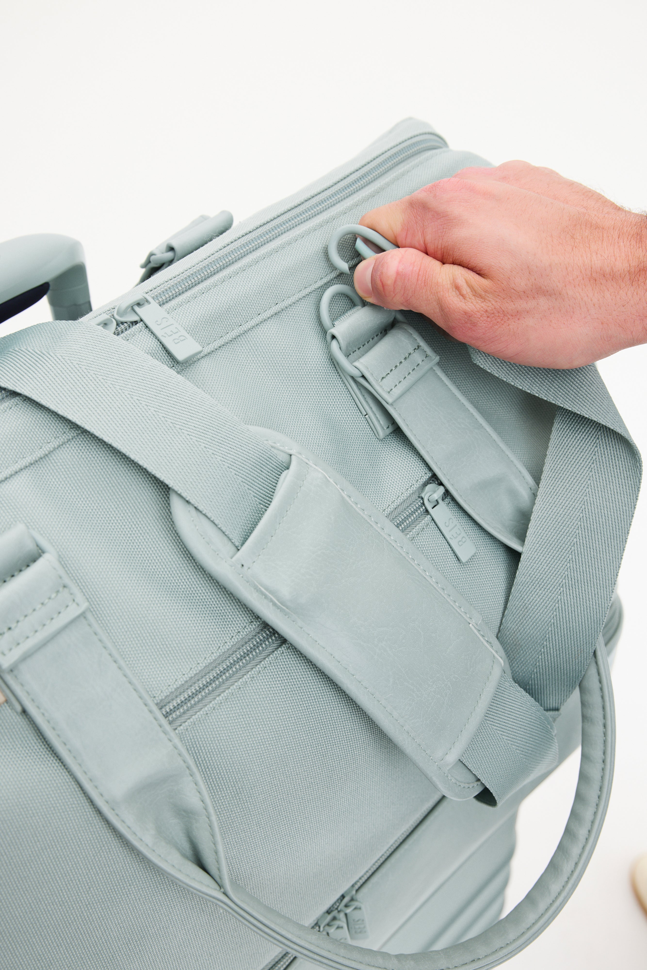 The Weekender Duffle Bag in Slate - Perfect for Travel, Gym & Weekend Getaways | Water-Resistant & Spacious Carry-On Luggage