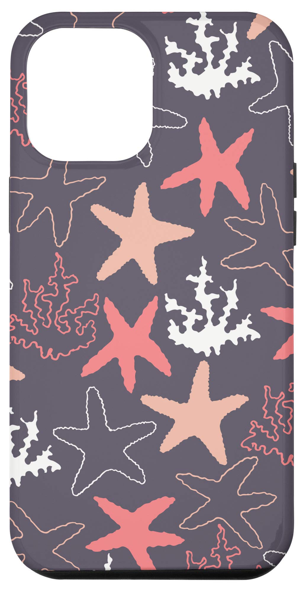 Premium iPhone 12 Pro Max Case with Starfish Design - Shockproof Protective Phone Cover for Women & Men - Perfect for Beach Vacations, Summer Outings & Everyday Use