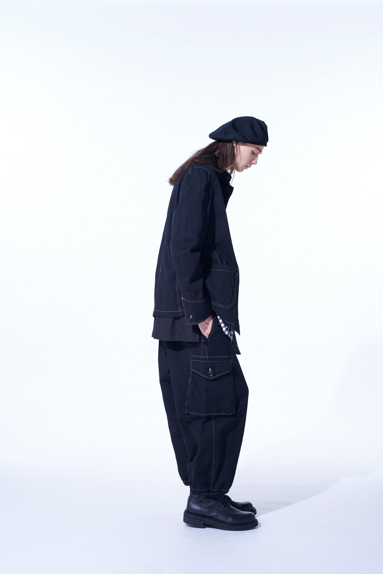 Premium Cotton Twill Garment Dyed Balloon Cargo Pants for Men - Comfortable & Stylish Outdoor Workwear & Casual Streetwear