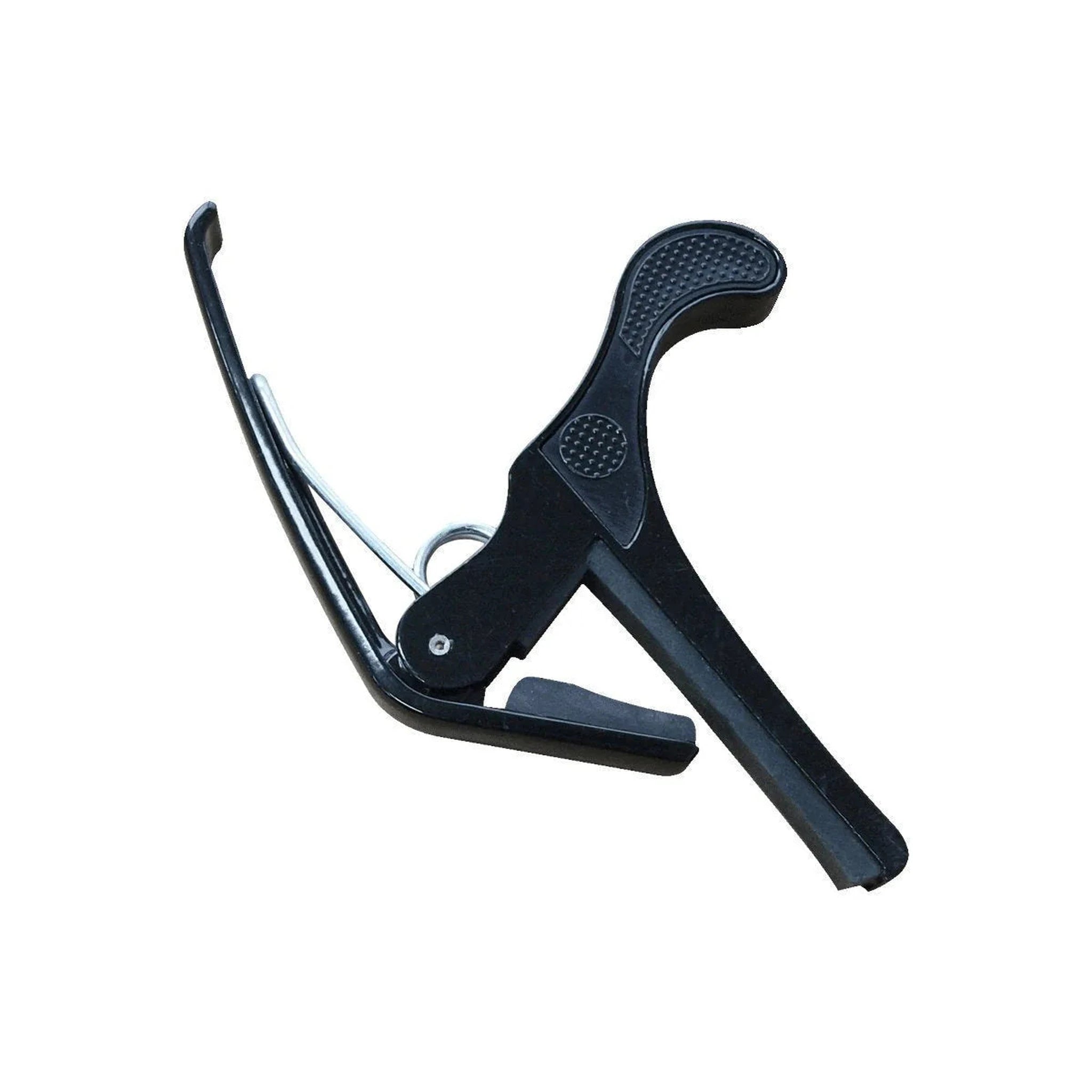 Crossfire K Trigger Style Acoustic Guitar Capo - Black | Quick-Release Clamp for Easy Chord Changes | Perfect for Live Performances & Practice Sessions