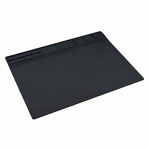 Heat-Resistant Insulated Silicone Soldering Mat for Electronics Repair - Perfect for DIY Projects, PCB Work & Jewelry Making