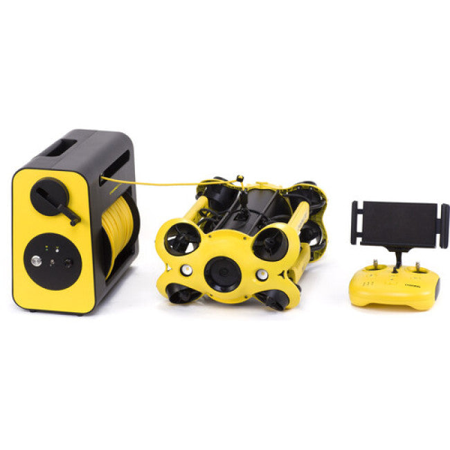 CHASING M2 Underwater Drone with 97Wh Battery, 64GB Storage, 100m Cable, Remote Control & Charger - Perfect for Underwater Exploration, Marine Research, and Aquatic Photography