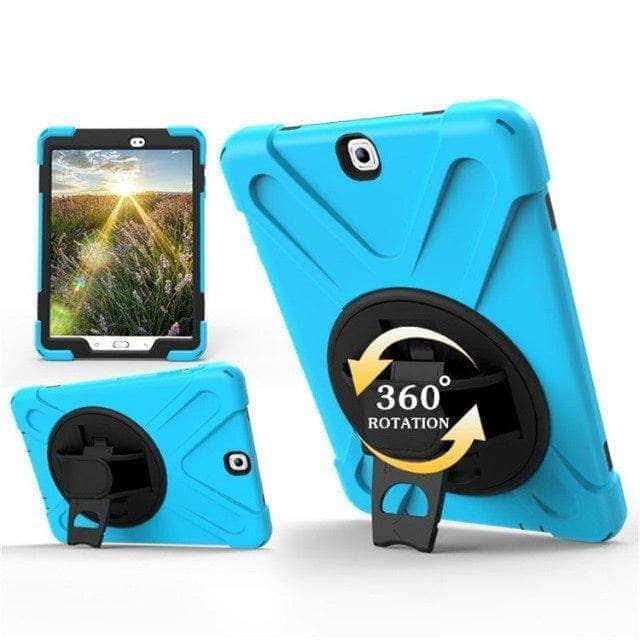 Samsung Galaxy Tab S2 9.7 Case - 360° Rotating Swivel Hand Strap Cover for SM-T810/T811/T813/T815/T819 Models - Perfect for Work, Travel & Home Use