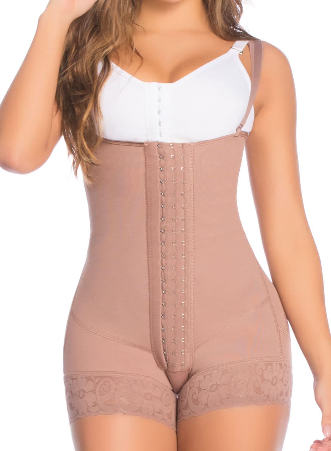 DPrada 11106 Backless Body Shaper - Colombian Shapewear for Women | Seamless Waist Trainer & Postpartum Girdle for Wedding, Special Occasions & Everyday Wear