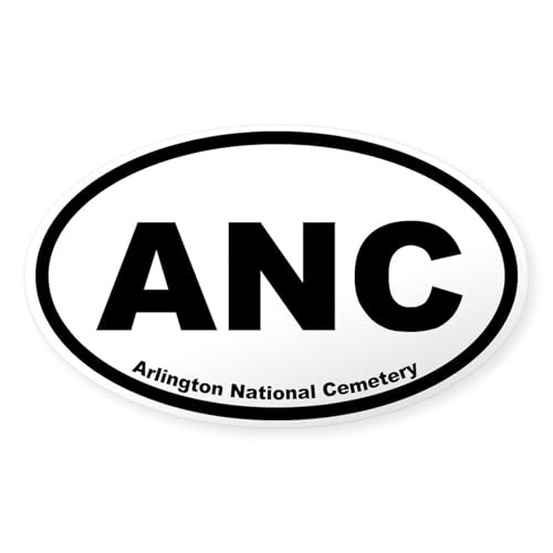 Clear - Arlington National Cemetery Oval Sticker