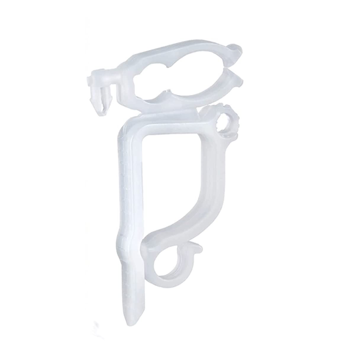 Rocky Mountain Christmas Light Clips - Heavy Duty Outdoor Plastic Hooks for Gutters, Shingles & Roof - Compatible with String Lights, Icicle Lights, C5/C6/C7/C9 Bulbs - Easy Installation (100 Pack) - Perfect for Holiday Decorations, House Lighting & Outdoor Christmas Displays