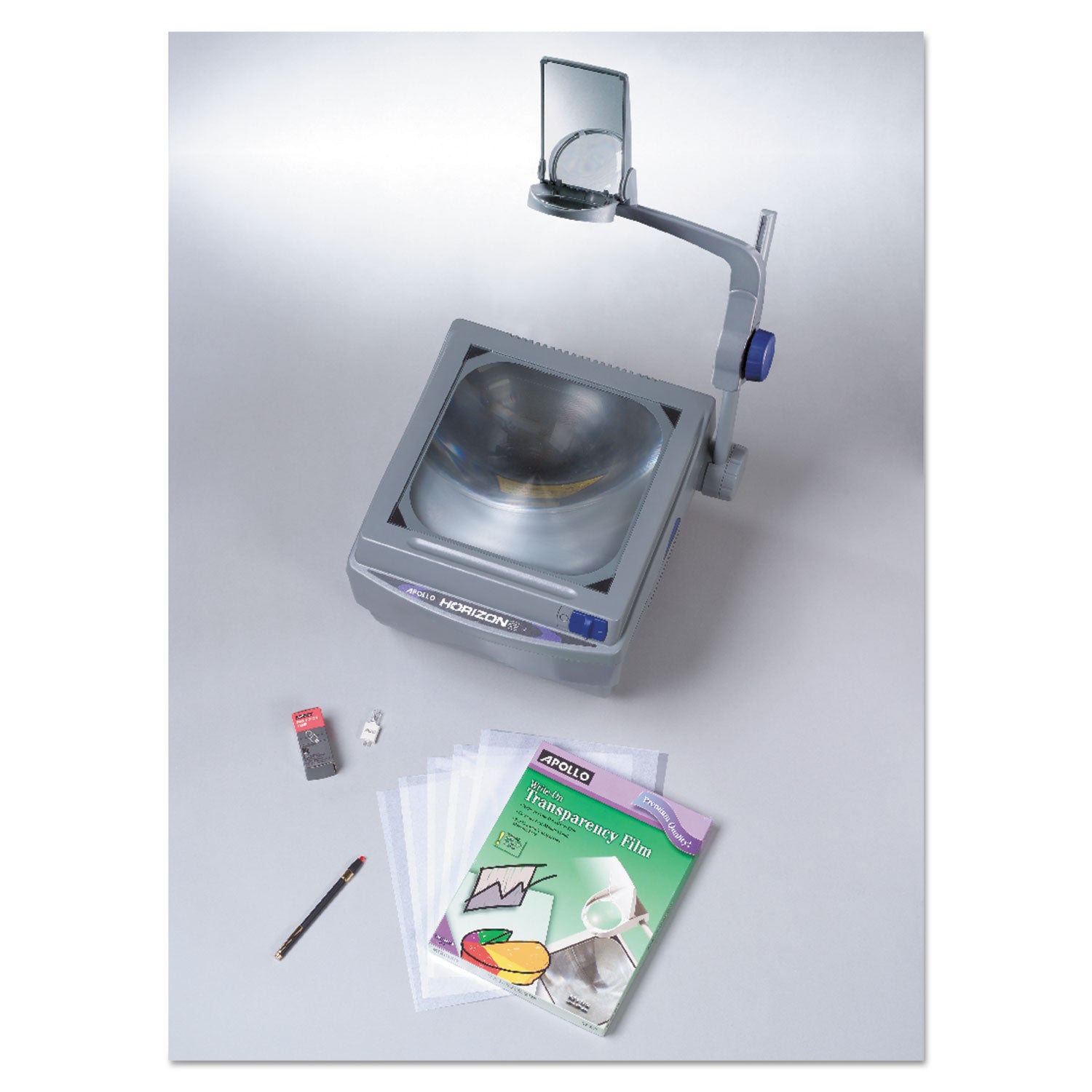 Apollo® Model 16000 Overhead Projector - 2000 Lumens Brightness, 14.5x15x27 Inches, Portable Classroom & Office Projector for Presentations, Lectures, and Business Meetings