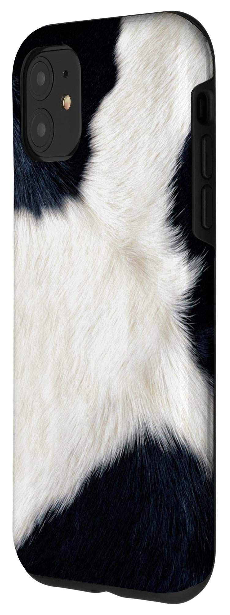 iPhone 11 Case - Premium Cowhide Leather Phone Cover with Unique Milk Farm Animal Design - Perfect Gift for Farmers, Animal Lovers & Country Lifestyle Enthusiasts