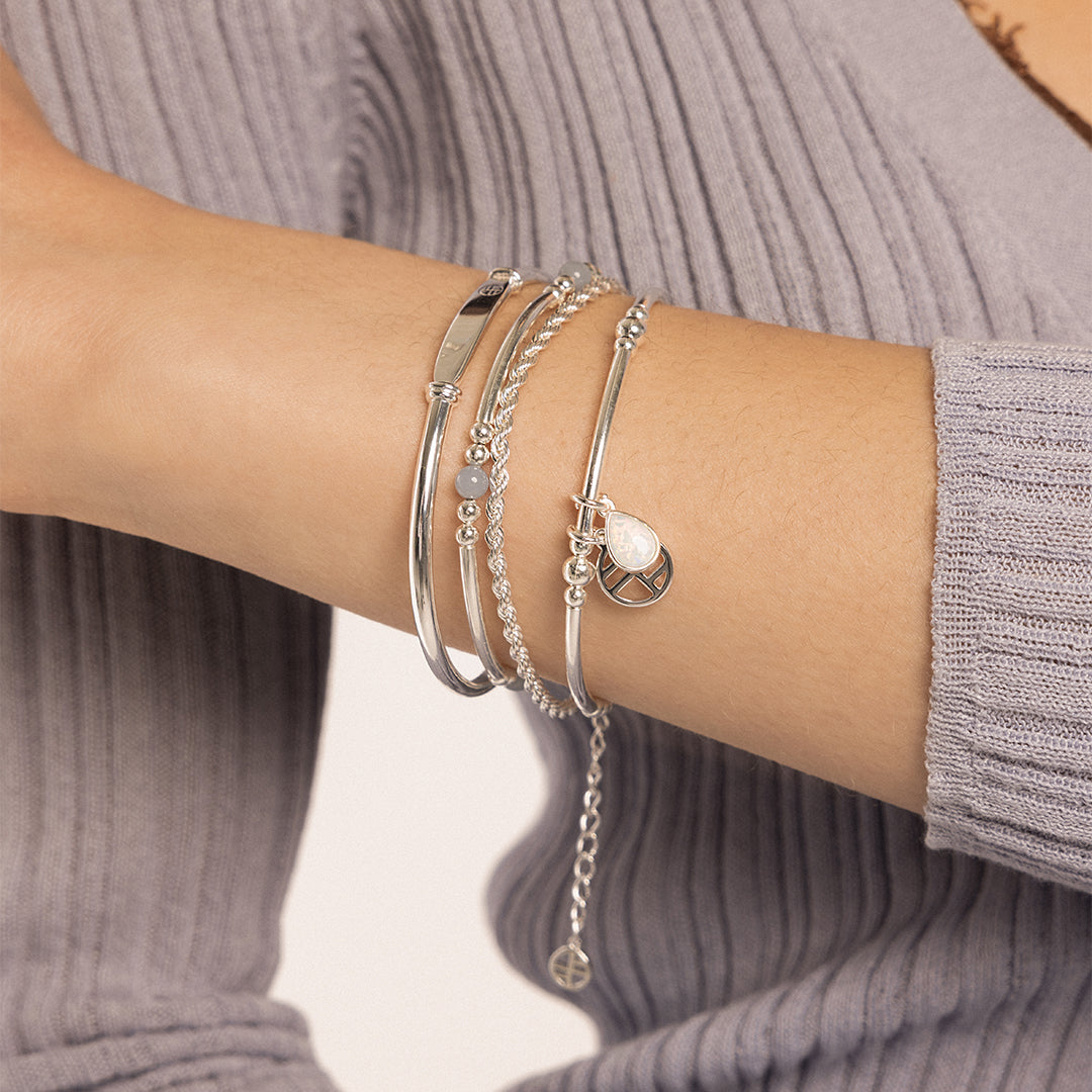 Honor Charm Bracelet for Women - Elegant Adjustable Beaded Bracelet with Inspirational Charms - Perfect for Gifts, Daily Wear & Special Occasions