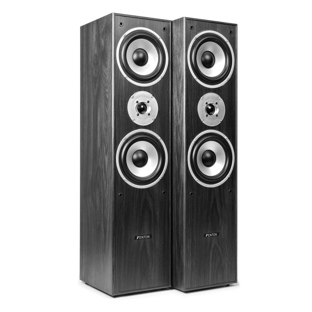 Fenton 5.1 Channel Black Home Theater Speaker System with Powerful Bass - Immersive Surround Sound for Movies, Music & Gaming | Easy Setup Hi-Fi Audio System | Perfect for Living Room, Home Cinema & Gaming Setup