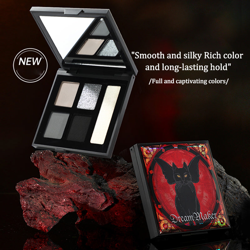 Dream Maker Night Elf Highlight Eyeshadow Palette - 12 Color Shimmer & Matte Eyeshadow Set for Party, Halloween & Cosplay - Vegan & Cruelty Free Makeup Kit for Professional & Everyday Use
