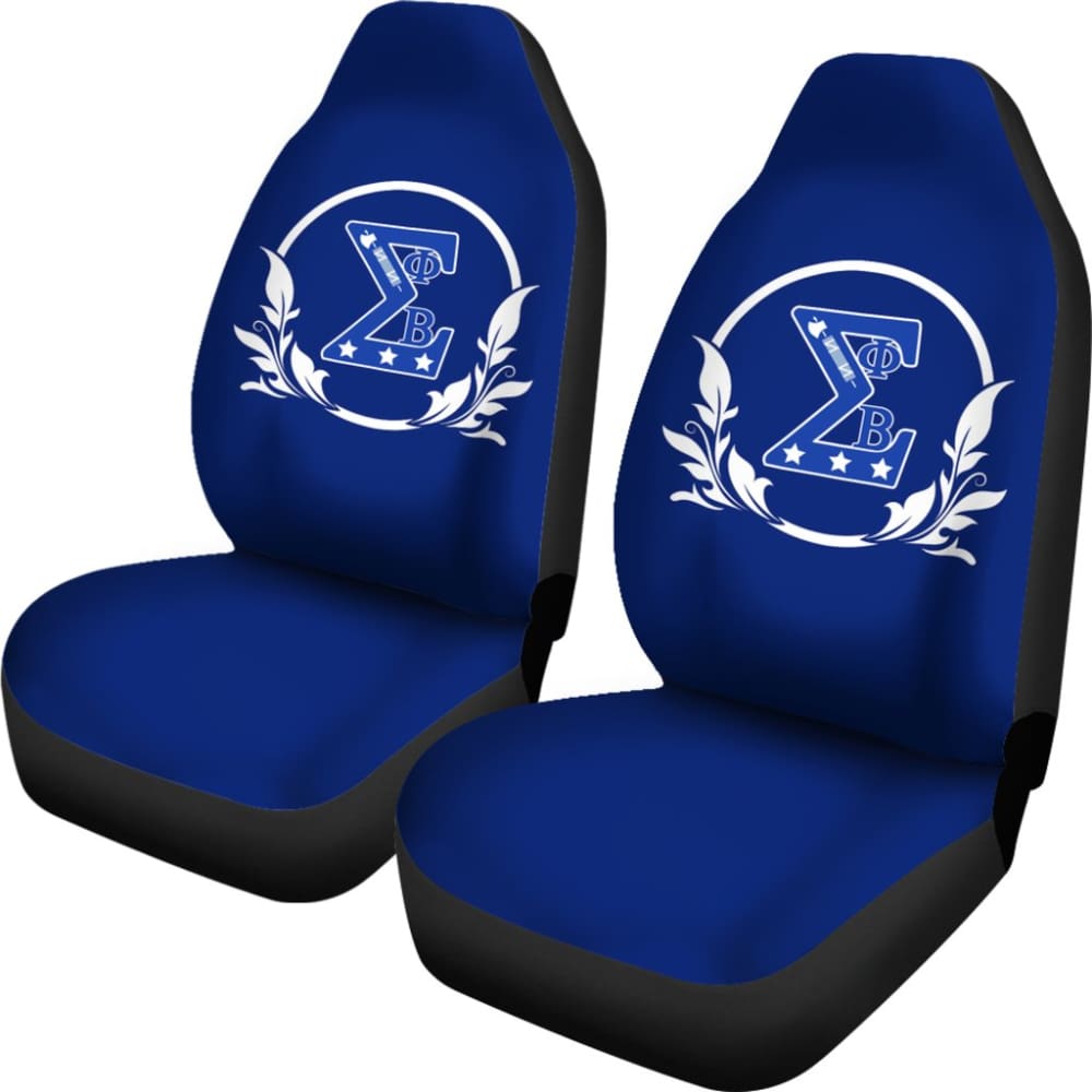 Phi Beta Sigma Fraternity Car Seat Covers for African American - Premium Custom Fit Auto Accessories | Perfect for College Students, Greek Life Events & Brotherhood Rides