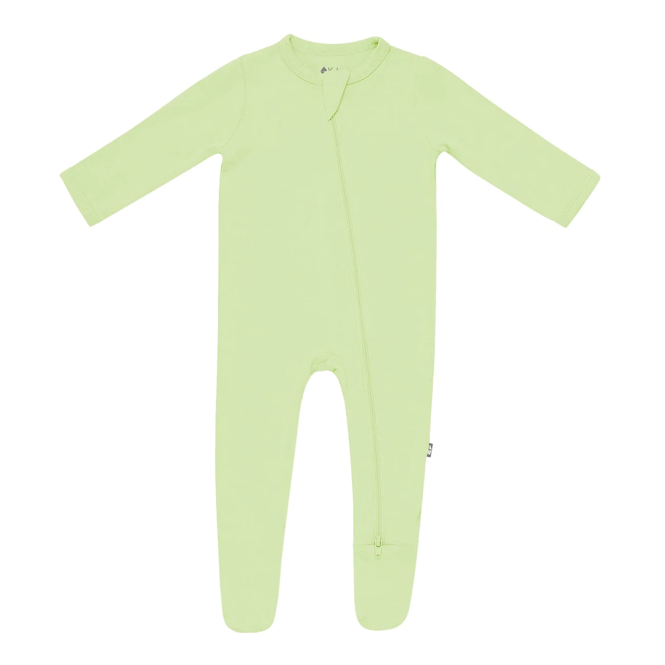 Soft & Cozy Zippered Footie Pajamas for Baby - Pistachio Green | Perfect for Sleepwear, Playtime & Loungewear