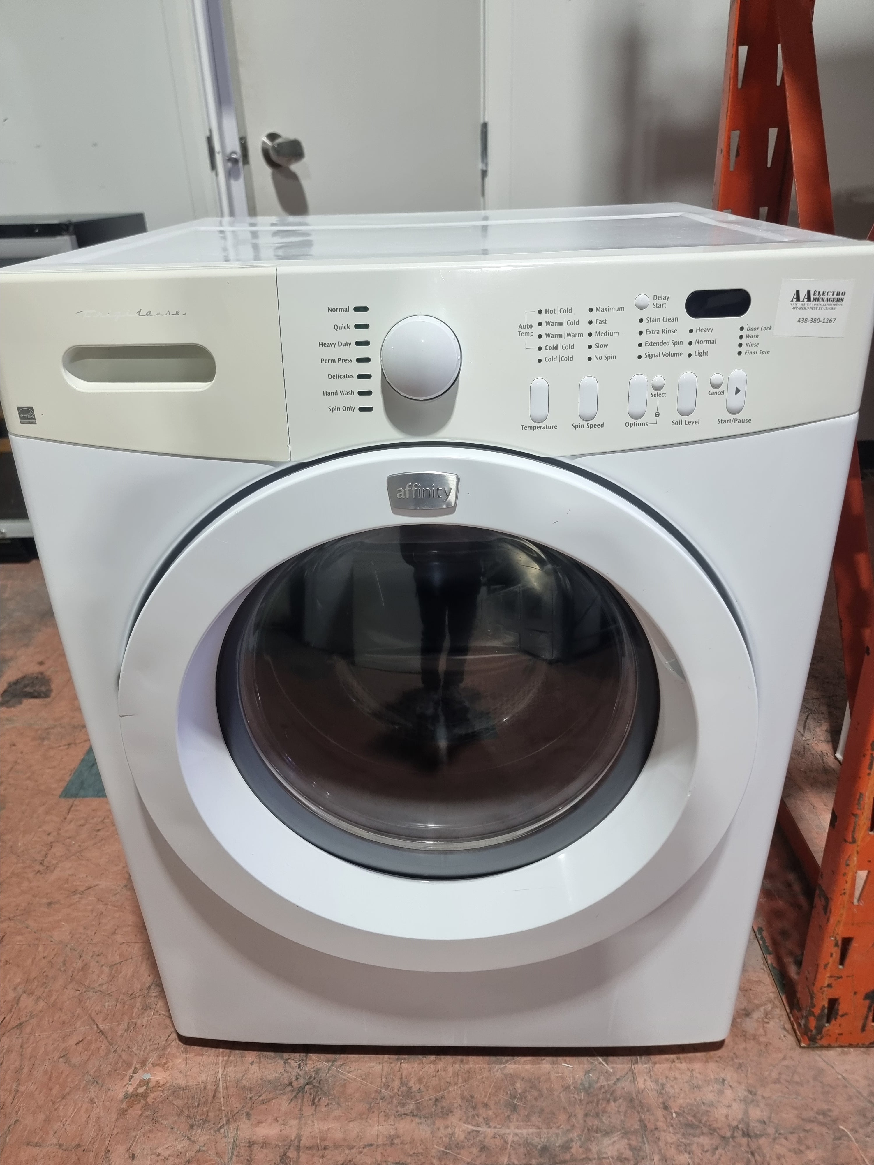 Frigidaire ATF6000FS2 Front Load Washer - White | Energy Efficient, Large Capacity | Perfect for Laundry Rooms & Apartments