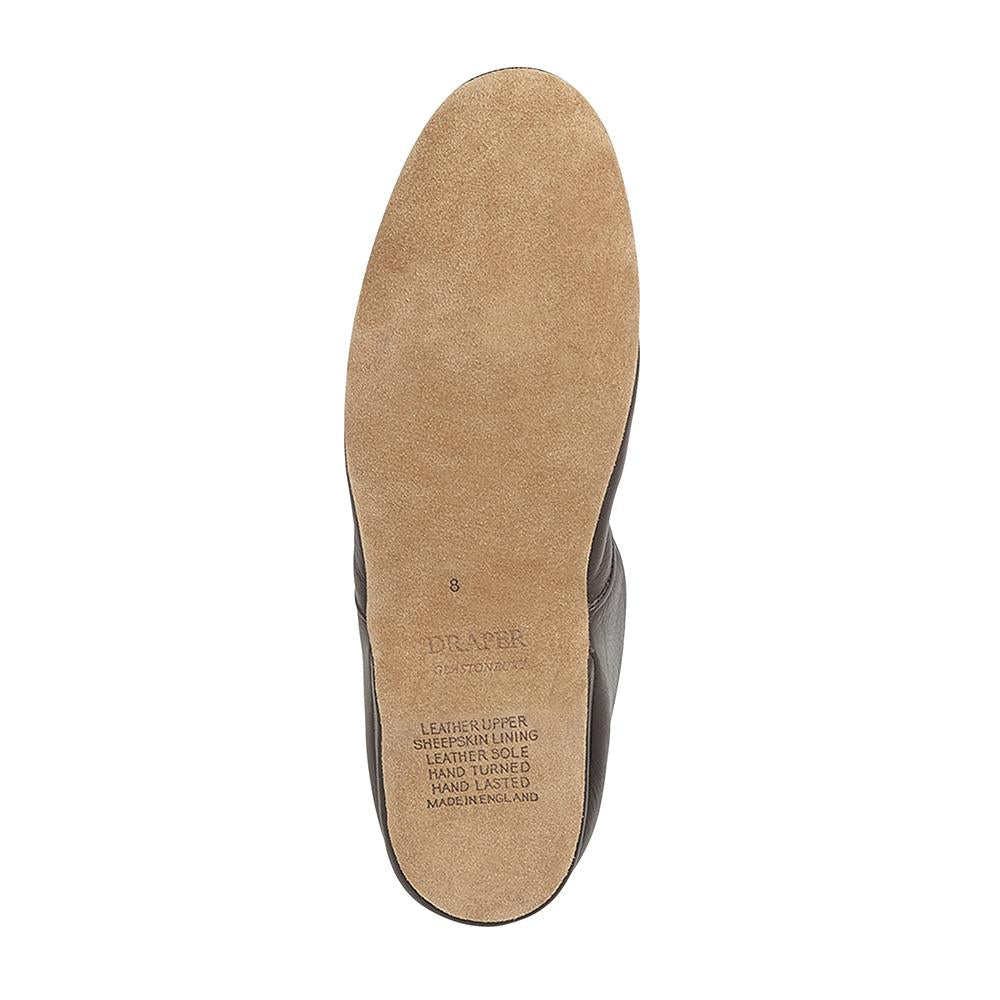 DRAPER PHILIP Genuine Sheepskin Slippers for Men & Women - Soft Comfortable House Shoes in Wine Red - Perfect for Indoor Relaxation, Winter Warmth & Cozy Home Wear