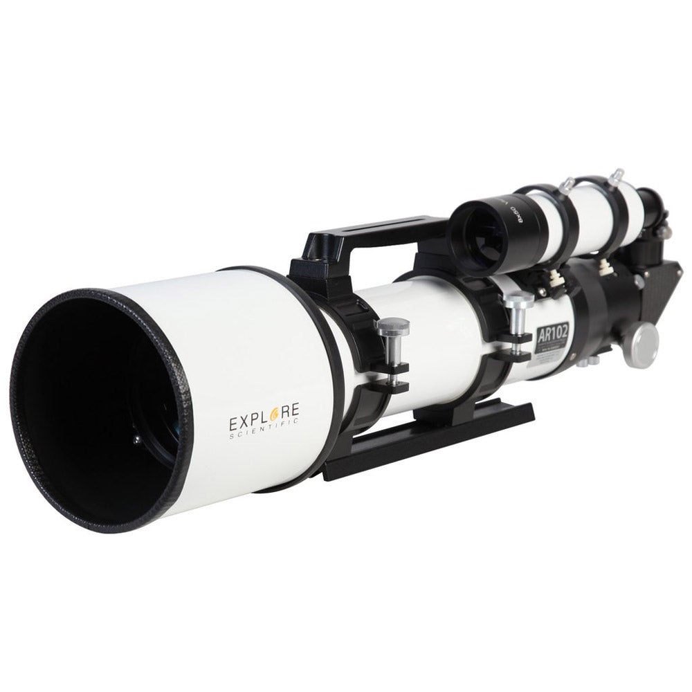 Explore Scientific 102mm Doublet Refractor Telescope - DAR102065-01 Silver (Refurbished) for Astronomy & Stargazing