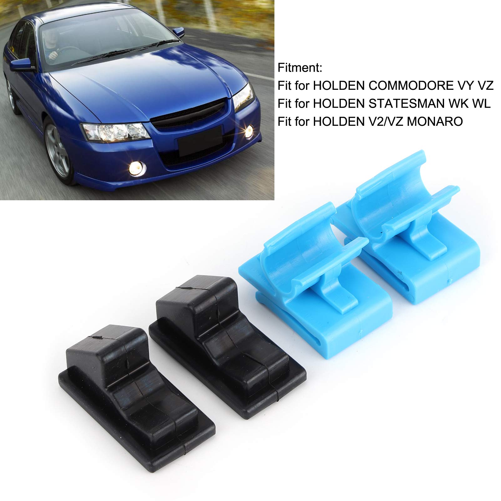 Glove Box Clips - Lower Glovebox Buckle Clips & Bump Stoppers Compatible with STATESMAN/MONARO - Perfect for Car Interior Protection & Organization