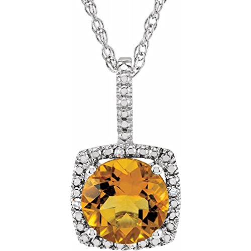 Citrine, Size-7 mm