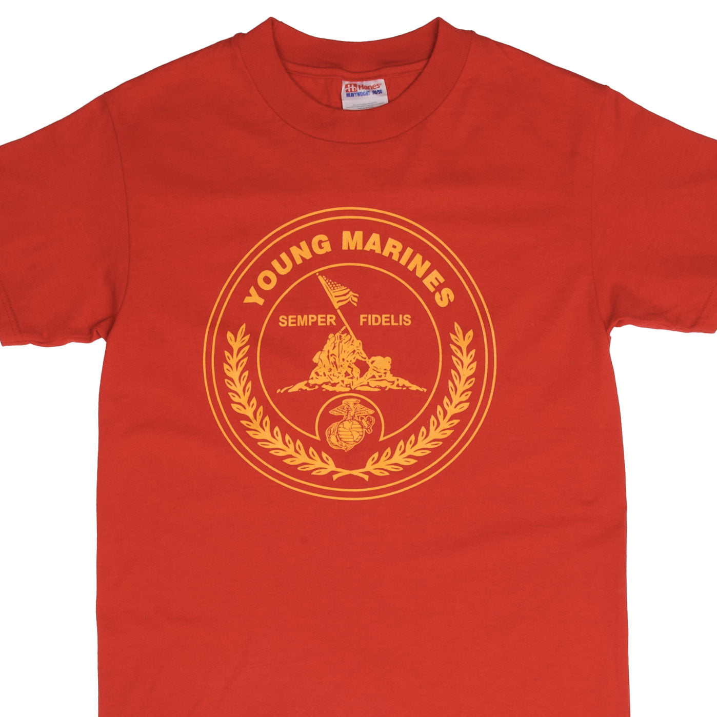 Vintage 1990s USMC Young Marines T-Shirt - Small Size - Classic Military Tee for Collectors & Casual Wear