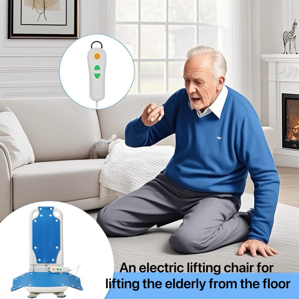 Electric Lift Chair for Elderly & Patients - Power Recliner Assist Device with Remote Control for Fall Recovery & Mobility - Shower Safety Chair for Women & Seniors - Ideal for Home Care, Rehabilitation & Daily Living Assistance
