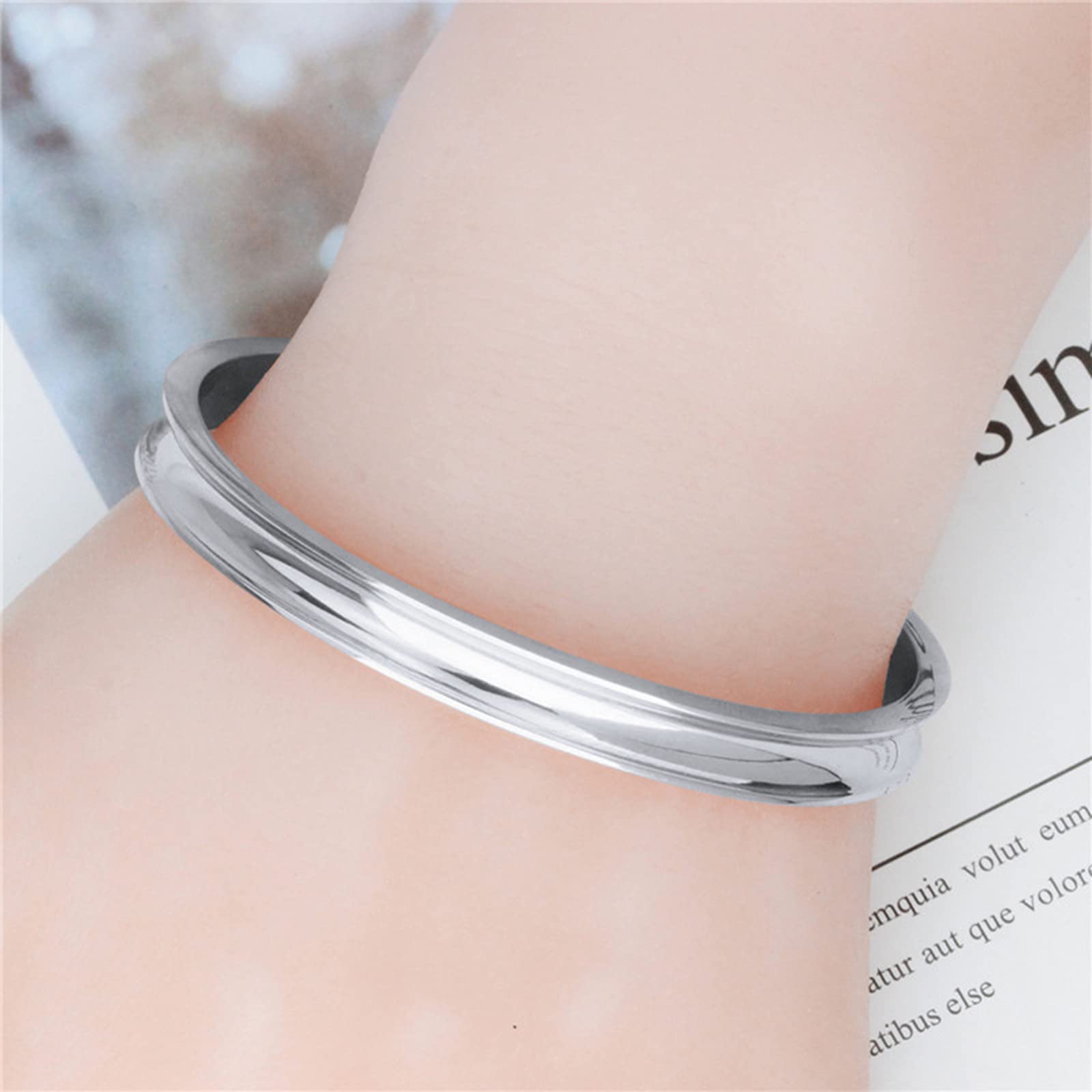 Inspirational Cuff Bracelets for Women - Stainless Steel Motivational Bangle Jewelry - Perfect Gift for Birthday, Graduation, Back to School - Wear Daily for Confidence Boost & Positive Vibes